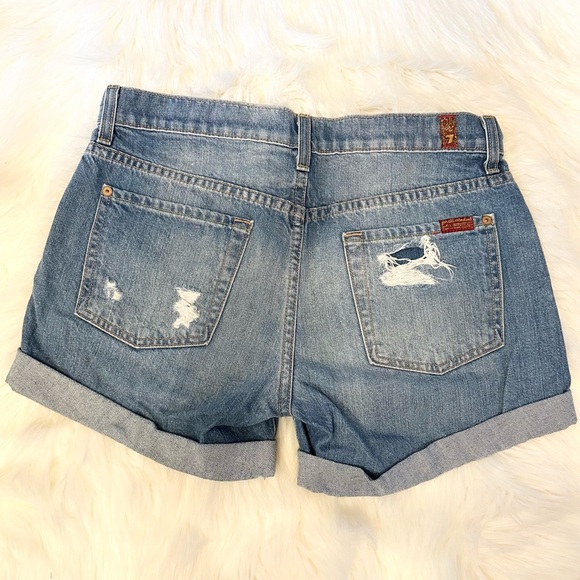 7 for all mankind Jean Shorts Size 28 - Picture 2 of 6